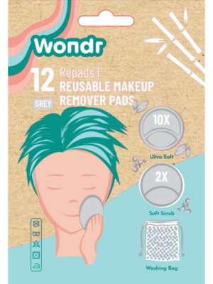 Reusable Make Up Remover Pads Grey