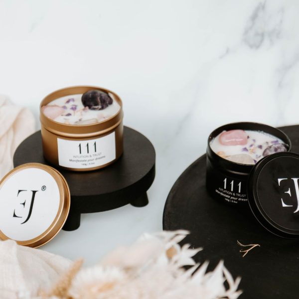 Gold Manifest Candle 222